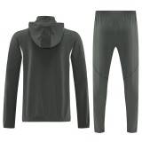 Real Madrid 202526 Dark Green Windbreaker suit S-2XL