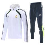 Real Madrid 2025/26 White Windbreaker suit S-2XL