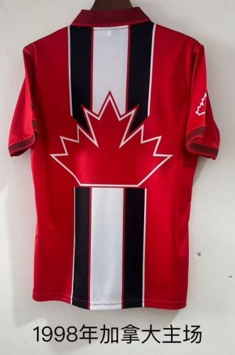 Retro Canada 1998 home soccer jerseys