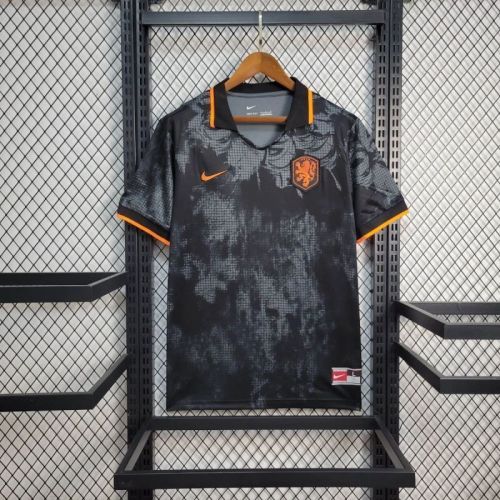 202526 Netherlands Special Edition Black Jersey S-XXL