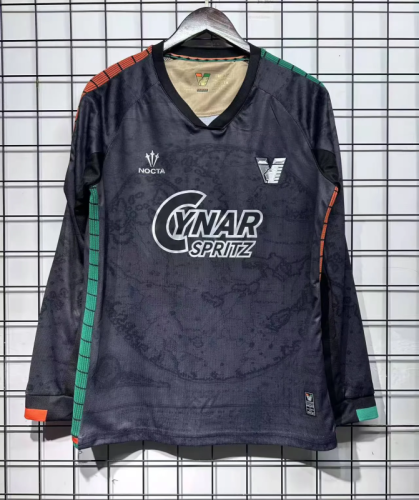 Venezia 202526 Home Long sleeve soccer jersey With Sponsor Size S-XXL