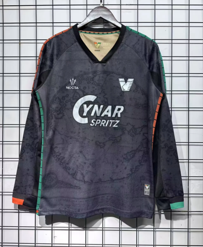 Venezia 2025/26 Home Long sleeve soccer jersey With Sponsor Size S-XXL