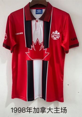 Retro Canada 1998 home soccer jerseys