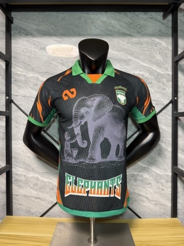 Ivory Coast 2025/06 Black Special Player Version soccer jersey size S-2XL