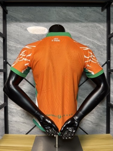Ivory Coast 2025/06 Orange Special Player Version soccer jersey size S-2XL