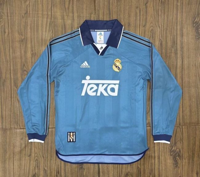 Retro Real Madrid 1999/00 Third away Long Sleeve Size S-XXL
