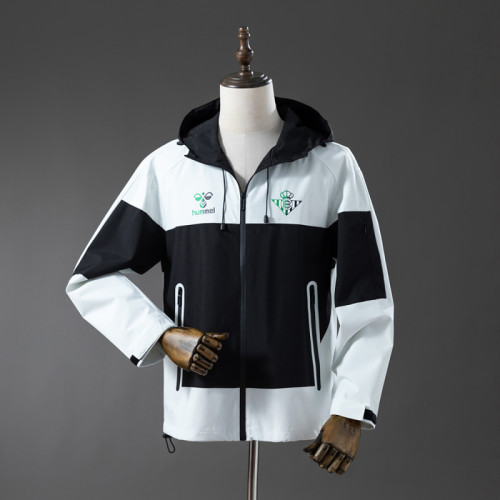 Real Betis 2025/26 Black white windbreaker(95)