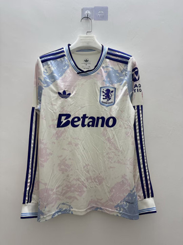 Aston Villa 202526 Third Away Long Sleeve Soccer jersey