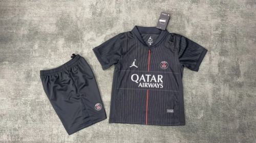 Paris 2025/26 Fourth Away Kid kit size: 16-28