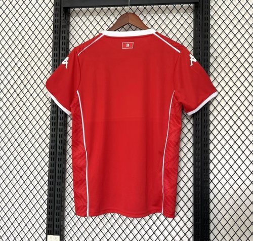 Tunisia 202526 home soccer jersey size S-4XL