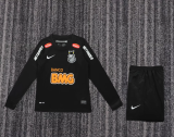 Retro Santos 2012-13 black long sleeves Kid Kit