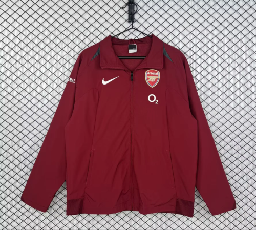 Arsenal 2005-06 Retro Red Windbreaker