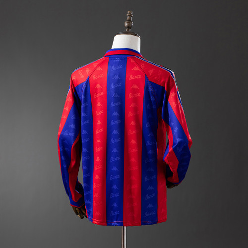 Retro long sleeve Barcelona 9697 home S-XXL