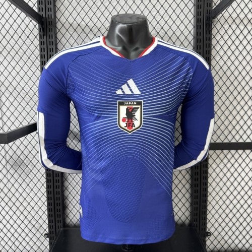 Japan 2025/26 Home Long Sleeve player version size S-2XL