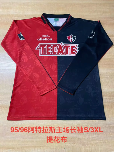 Retro Atlas 199596 home long sleeves soccer jersey
