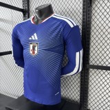 Japan 2025/26 Home Long Sleeve player version size S-2XL