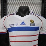 Retro France 1998 Away Player Version jersey