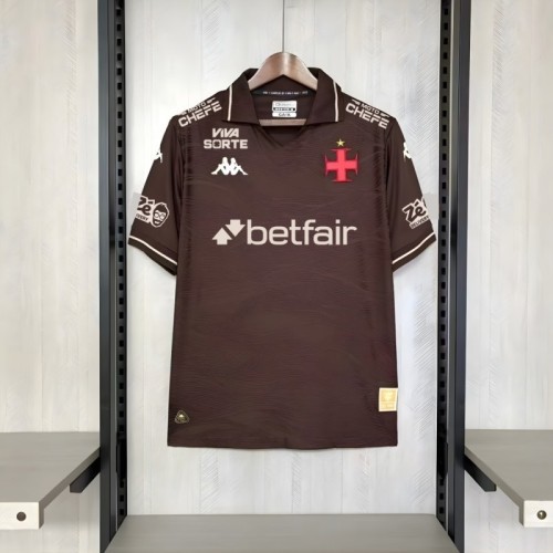 Vasco da Gama 2025/26 Third Away Soccer Jersey with all Sponsor