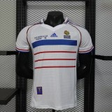 Retro France 1998 Away Player Version jersey