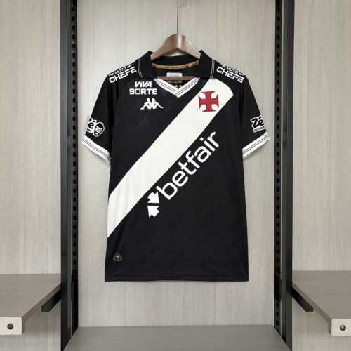 Vasco da Gama 2025/26 Home Soccer Jersey with all Sponsor