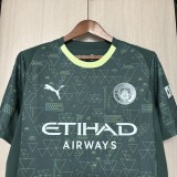 Manchester city 2025/26 Third away soccer jersey