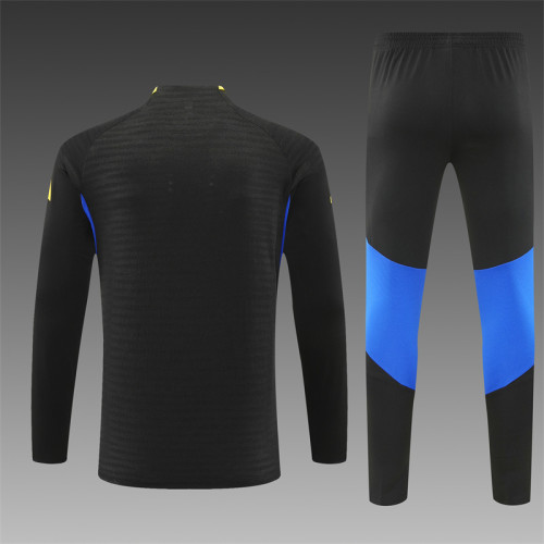 Manchester United 2025/26 Black Half zipper training clothes