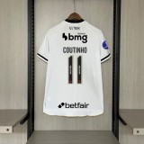 Vasco da Gama 202526 Away Soccer Jersey with all Sponsor