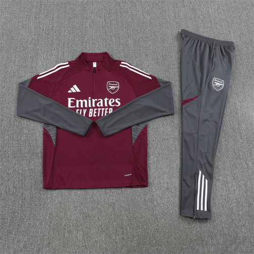 Arsenal 2025/26 Red Half zipper training clothes