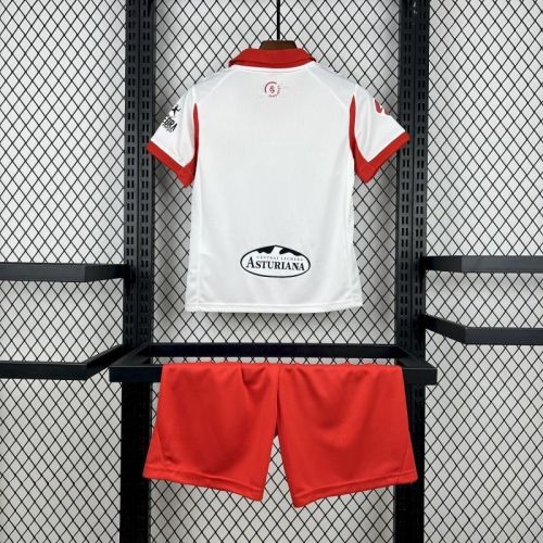 Sporting de Gijon 2025/26 Third Away Kids Kit