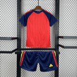 Spain 2026 World Cup Home kids Soccer jersey