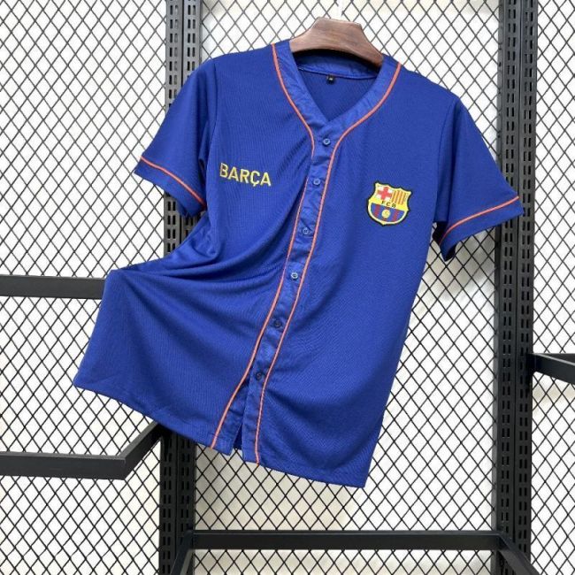 Barcelona 2025/26 Blue baseball Jersey