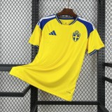 Sweden 2026 Home soccer jersey size S-4XL