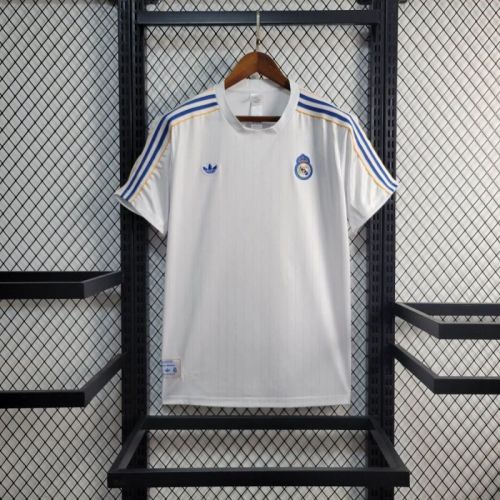 Real Madrid 202526 White Retro Model Jersey