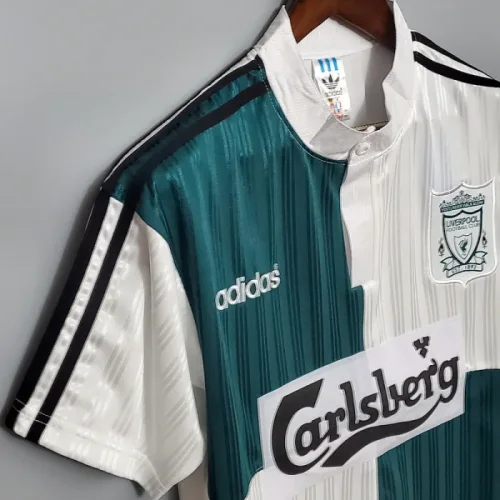 Liverpool 1995-96 away soccer jerseys