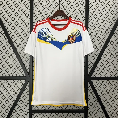 2024 Venezuela away white soccer jersey