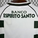 2001-03 Sporting Lisbon home long sleeve retro Jersey