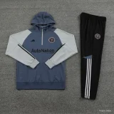 2023-24 Inter Miami Grey Half Zipper Hoodie