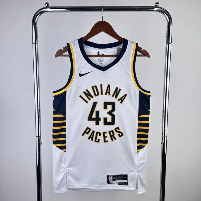 Pacers white 43 SIAKAM