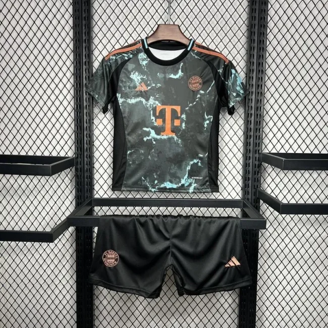 2024-25 Bayern Munich away kids soccer jerseys