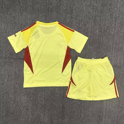 2025-26 Arsenal yellow goalkeeper kid kit