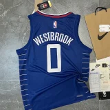 NBA Clippers blue logo model jerseys