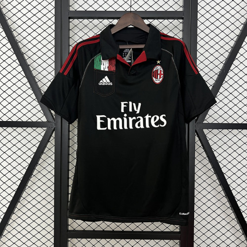 2012-13  AC Milan away black retro jersey