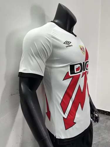 Rayo Vallecano 2024-25 home player version (The player version is more slim fit, it is recommended to buy one size larger)