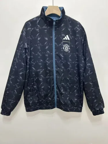 2025-26 Manchester United blue reversible windbreaker