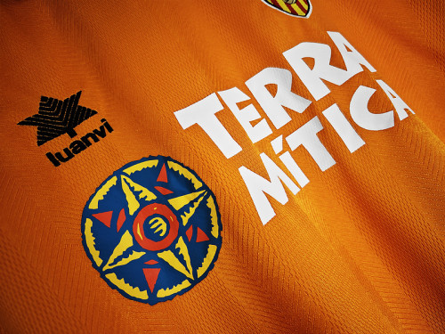 1999-00 Valencia away retro jersey