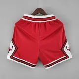 Chicago Bulls red NBA shorts