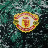 2024 Manchester United Green Joint version Player version jersey(The player version is more slim fit, it is recommended to buy one size larger)