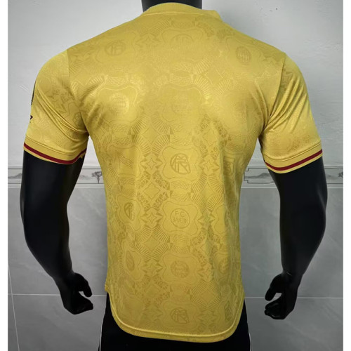 2025-26 Bayern 125th Anniversary Edition Yellow Player version  (The player version is more slim fit, it is recommended to buy one size larger)