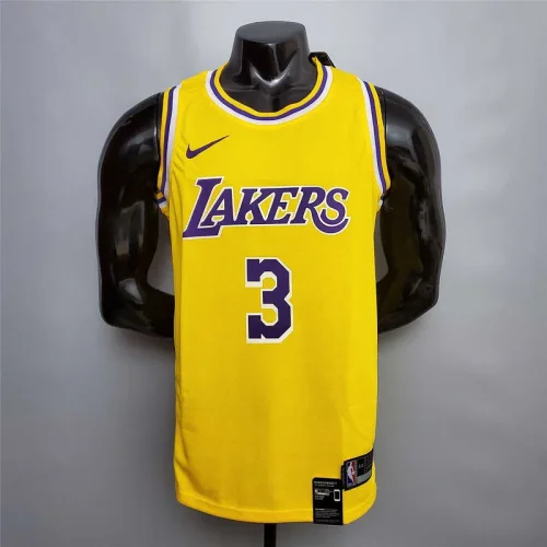 DAVIS #3 Lakers Round neck yellow