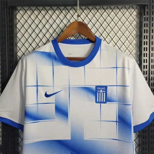 Greece 2023-24 home soccer jerseys